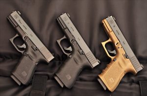 Pistolas Glock G19 Gen 4 e Gen2, Gen 3 e Gen 3.5