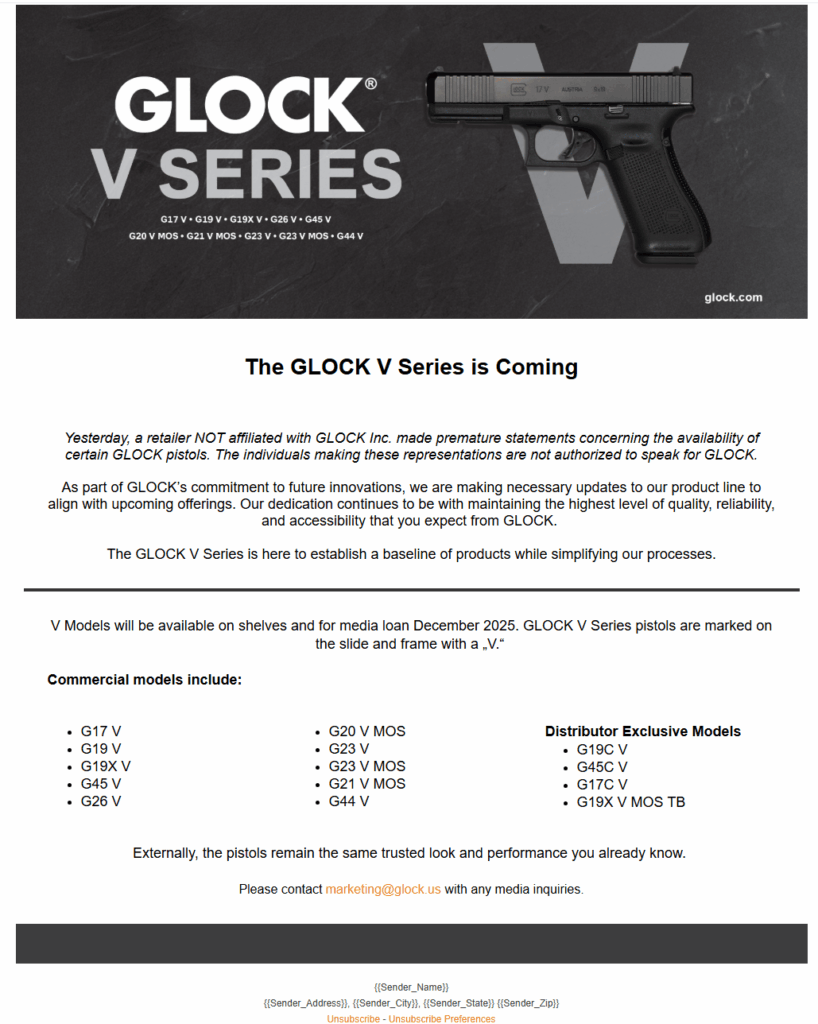 glock serie v